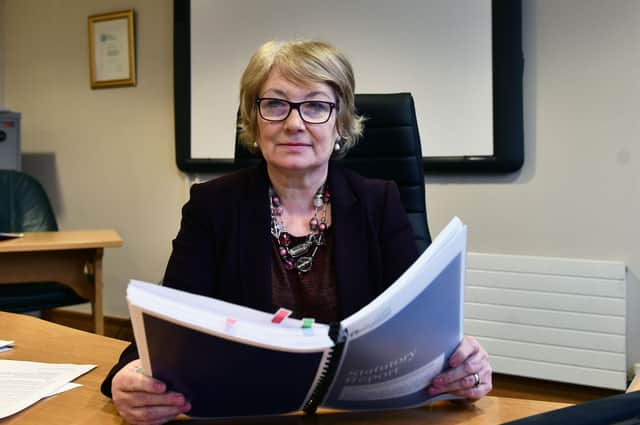 Marie Anderson, the Police Ombudsman (pictured here last year), has issued findings which accuse police of 'collusive behaviours'