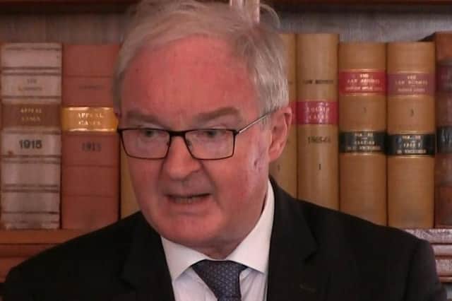 Sir Declan Morgan said Stormont had more than seven years to do something on legacy issues