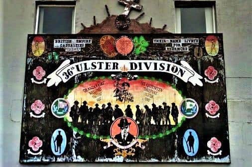 Mural in a loyalist section of the Ormeau area of south Belfast (since replaced)