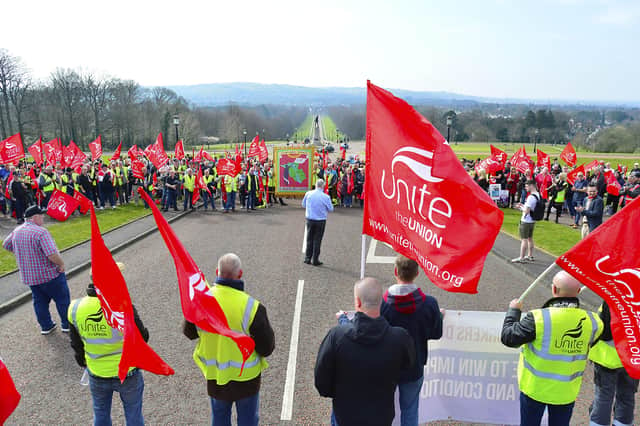 A rally will be held at Stormont