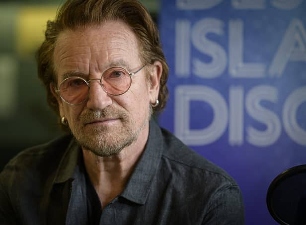 Bono appearing on Desert Island Discs.