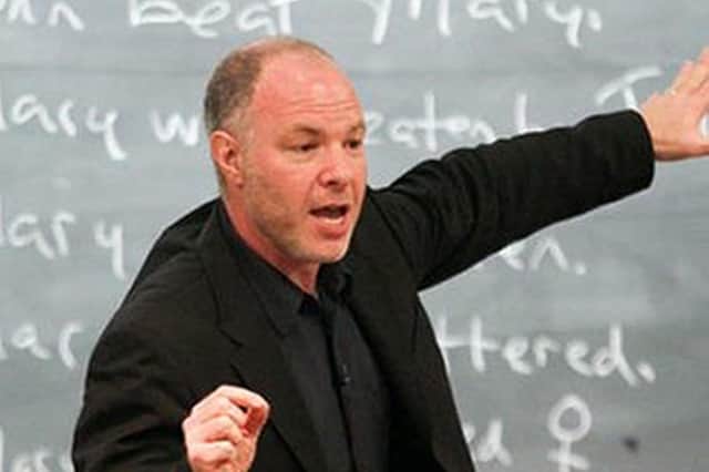 US based educator Dr Jackson Katz who is due to be the keynote speaker at a gathering in the Long Gallery in Stormont on Tuesday organised by the Executive Office. The Belfast conference is set to hear a call to encourage male leaders to speak out against all forms of gender-based abuse and violence