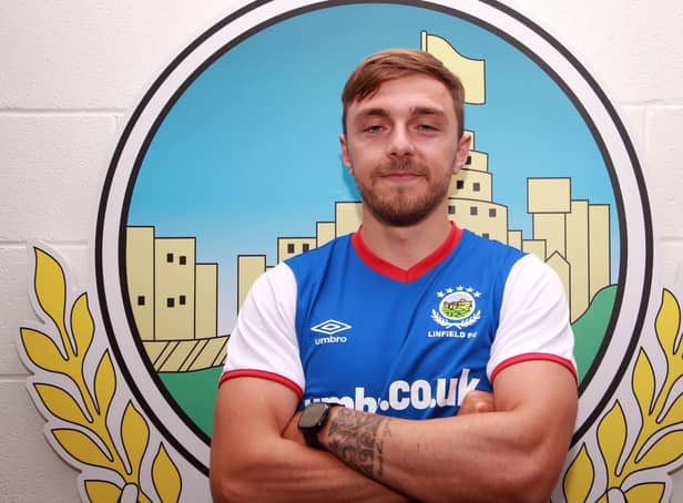 Robbie McDaid has signed for Linfield. Pic by Pacemaker.