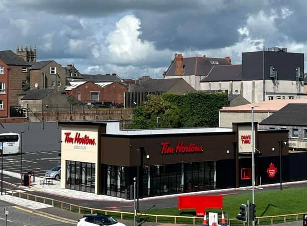 Tim Horton's has opened a new restaurant and drive thru in Portadown, Co Armagh. Photo courtesy of Portadown Chamber of Commerce.