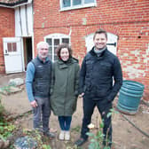 George Clarke’s with Paul and Imogen in the second series of Remarkable Renovations