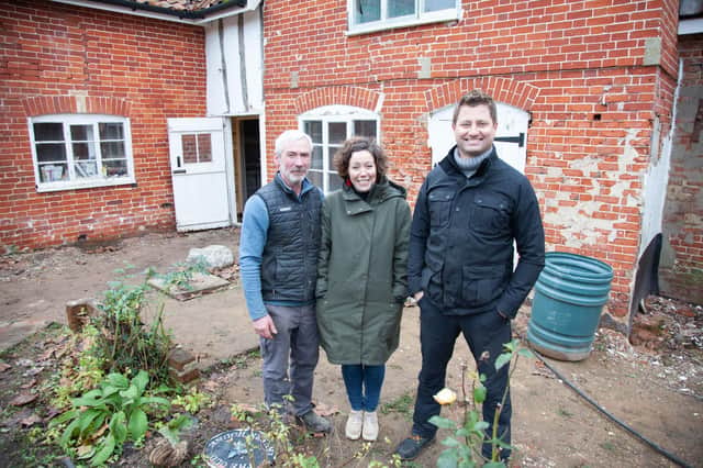 George Clarke’s with Paul and Imogen in the second series of Remarkable Renovations