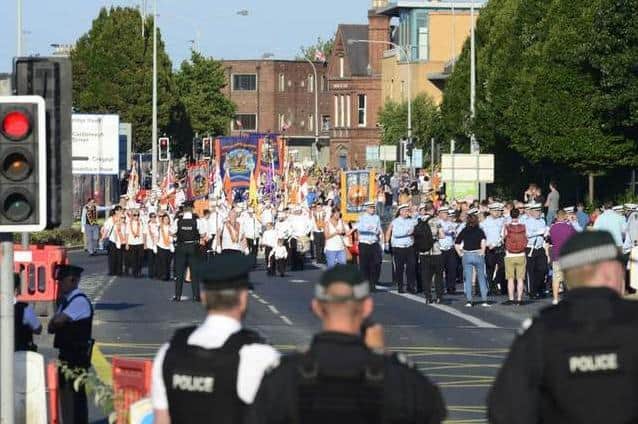 Somme Commemoration Parade in Belfast a few years ago