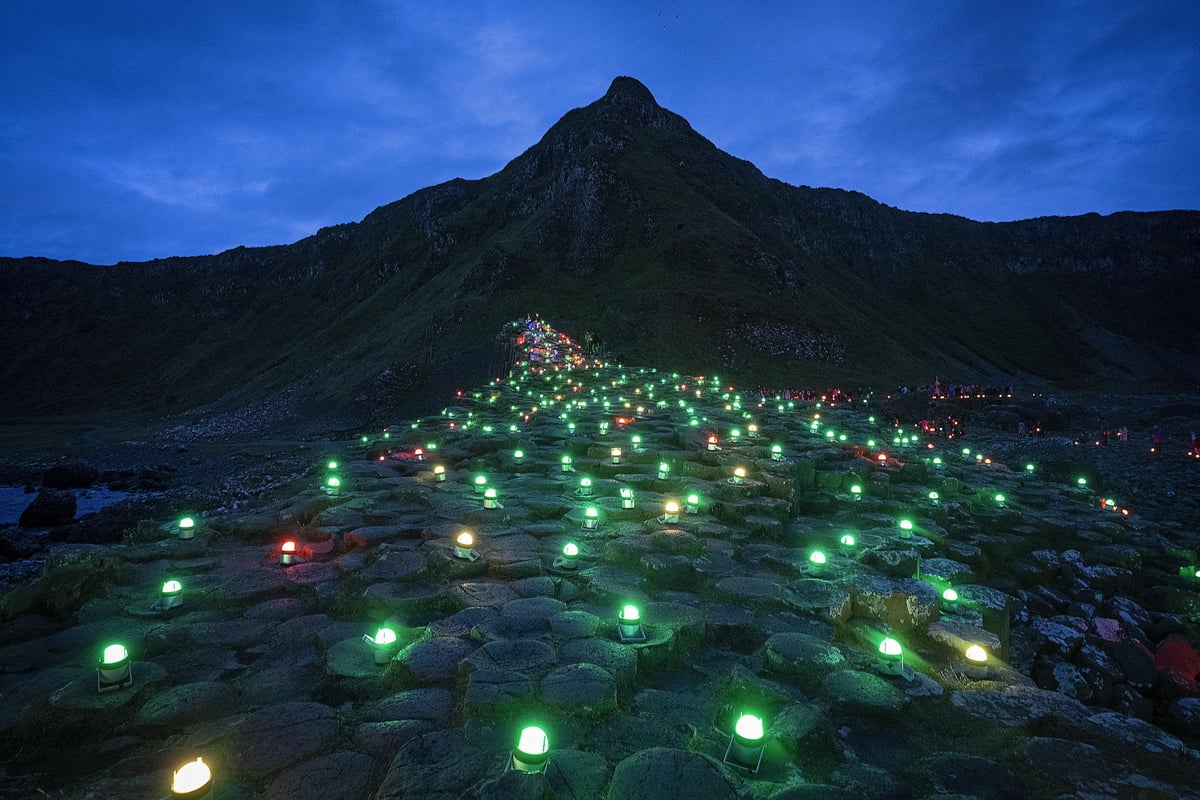 Hundreds of 'lumenators' and musicians light up the Causeway