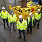 Decom Engineering team during test trials with managing director Sean Conway