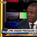Conservative Party vice chair Bim Afolami speaking on Talk TV where he resigned his position following the resignation of two senior cabinet ministers, Chancellor of the Exchequer Rishi Sunak and Health Secretary Sajid Javid. Issue date: Friday June 24, 2022. PA Photo.