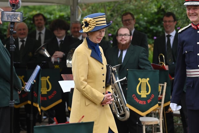 The Princess Royal has attended the first annual garden party held at Hillsborough Castle since the beginning of the Covid pandemic.