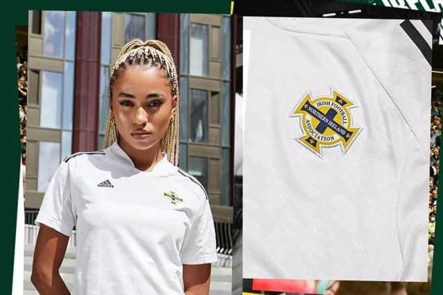 The new Northern Ireland women’s away shirt has gained a mixed reaction