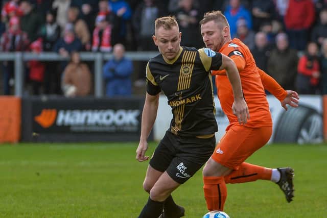 Andy Mitchell has taken up a full-time role with Larne's Scholarship programme and as a result will spend next season on loan at Carrick Rangers