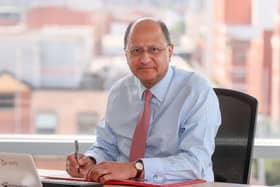 The newly appointed Northern Ireland Secretary Shailesh Vara at the UK Government Offices in Belfast on his first full day in the role
