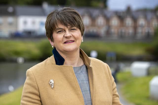 Dame Arlene Foster is a former DUP leader and First Minister of Northern Ireland, and is now a presenter with GB News