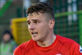 Ronan Hale scored on his competitive debut for Cliftonville