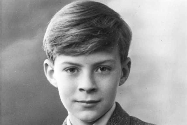 Sir Ranulph Fiennes as a young boy
