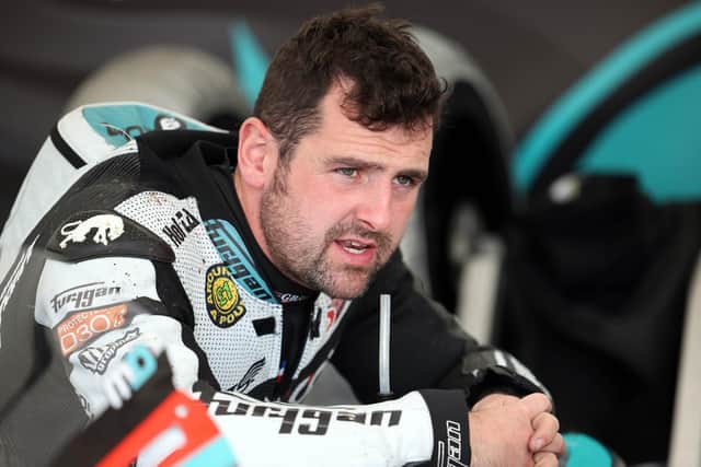Michael Dunlop is in action at this weekend's Walderstown Road Races.