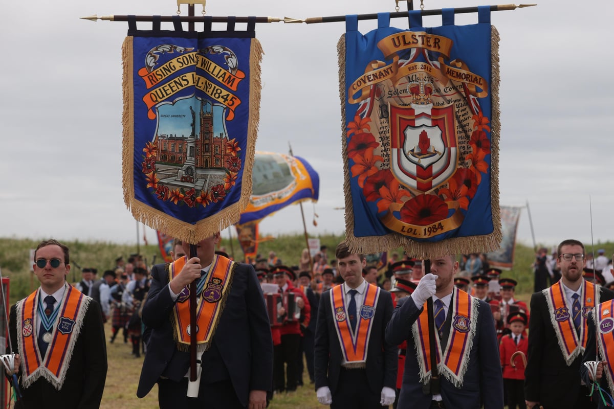 Twelfth of July: Orange Order grand master in plea for greater unionist co-operation against Northern Ireland Protocol