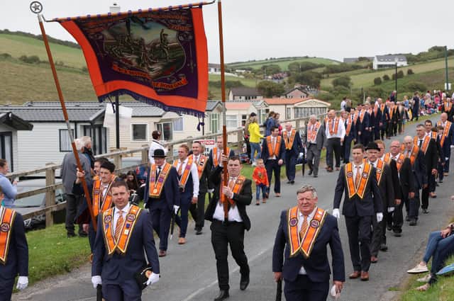 This year’s Rossnowlagh parade on Saturday, July 9 - the parade is a popular pre-Twelfth event for many Orangemen from Northern Ireland