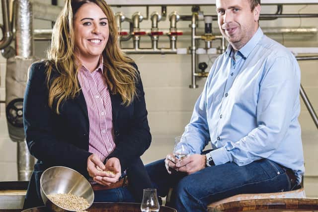 Fiona and David Boyd Armstrong of Shortcross Gin in Crossgar are global Masters of Gin