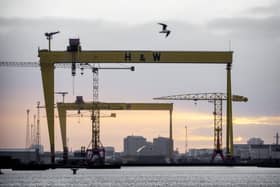 The Harland & Wolff cranes in Belfast. Photo: Liam McBurney/PA Wire