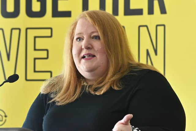 Alliance leader Naomi Long also rejected Michelle O'Neill's claims about IRA violence. Pic: ColmLenaghan/Pacemaker