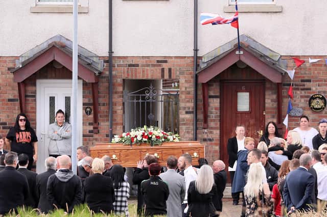 John Steele funeral today in Larne