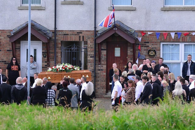 The funeral of John Steele