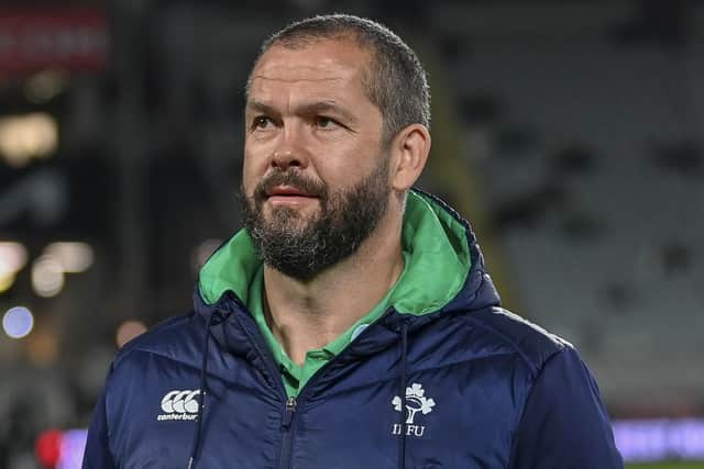 Ireland head coach Andy Farrell. Pic by PA.