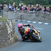 Davey Todd (Milenco by Padgett's Honda) edged out Dean Harrison (DAO Racing Kawasaki) on the final lap of the third Senior race to clinch his third win of the week at the Southern 100 on Thursday.