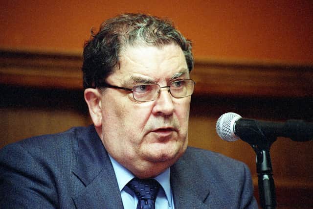 Missing from Lord Patten's narrative, mirroring that of John Hume above, is that unionists saw themselves as a minority