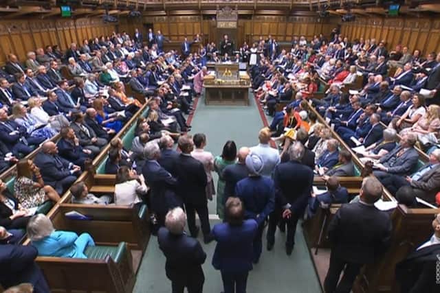 The House of Commons on Wednesday July 13, when attempts to amend and dilute the Northern Ireland Protocol Bill failed. But much still depends on the next PM. Pic: House of Commons/PA Wire