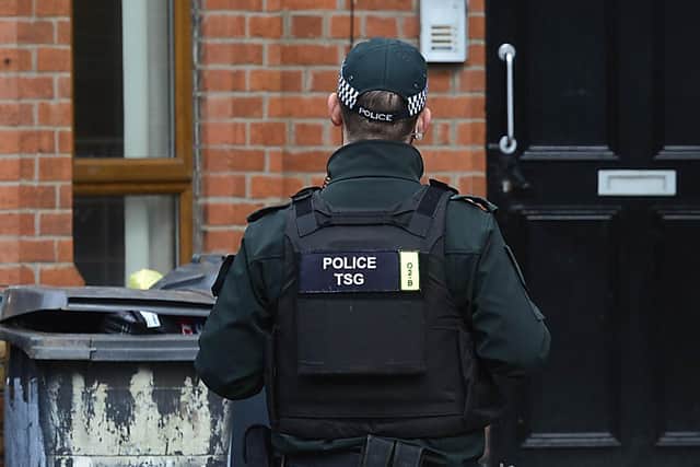 Police in north Belfast.
Picture by Arthur Allison/Pacemaker Press.