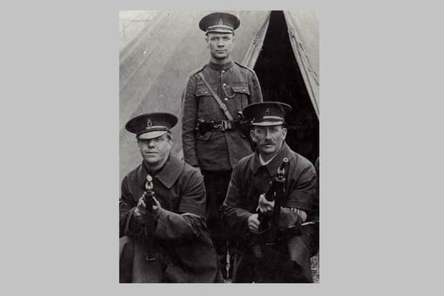 Members of the Ulster Special Constabulary pictured shortly after their formation in 1920