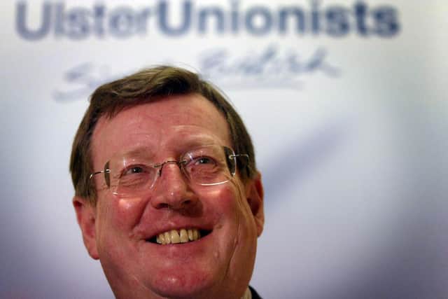 Former Ulster Unionist leader David Trimble