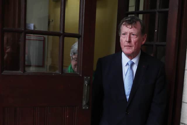 Lord David Trimble at an event to mark the 20th anniversary of the Good Friday Agreement, at Queen's University in Belfast.