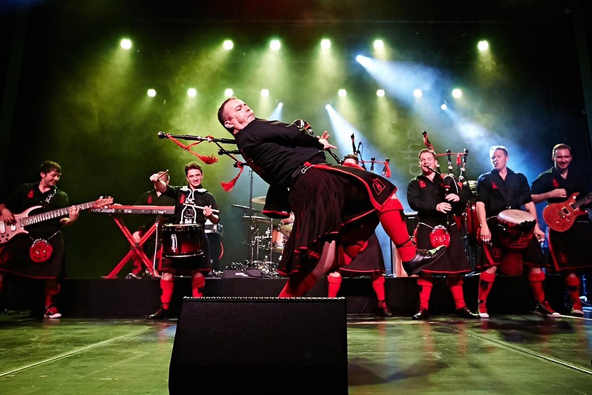 Red Hot Chilli Pipers tune up for 20th anniversary show at Waterfront Hall