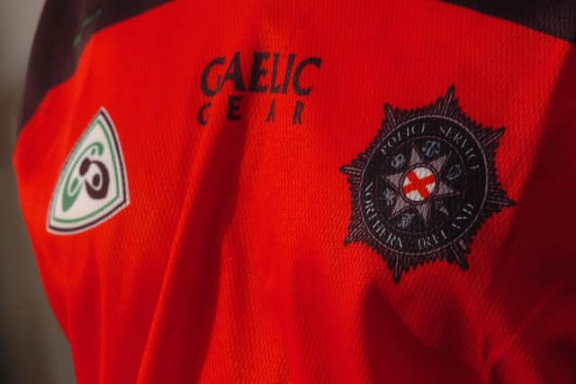 PSNI Gaelic football.
Picture: Arthur Allison/Pacemaker