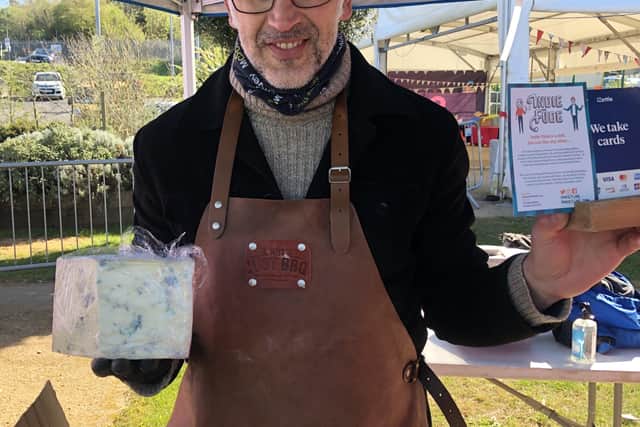 Cheese expert Davide Thani is helping to ensure the continuing growth of Kearney Blue, one of Northern Ireland’s most successful artisanblue cheeses