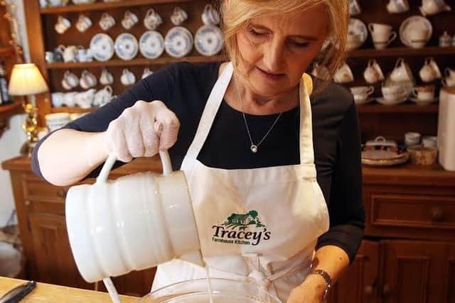 Tracey Jeffrey of Tracey’s Farmhouse Kitchen in Killinchy has expanded her business to combine local food with outdoor pursuits for visitors such as paddle boarding on Strangford Lough