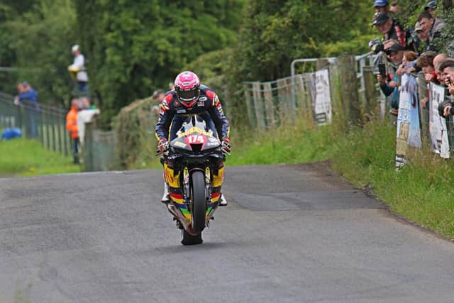 Davey Todd won the 'Race of Legends' at Armoy on Saturday in record-breaking style on the Milenco by Padgett's Honda Fireblade.