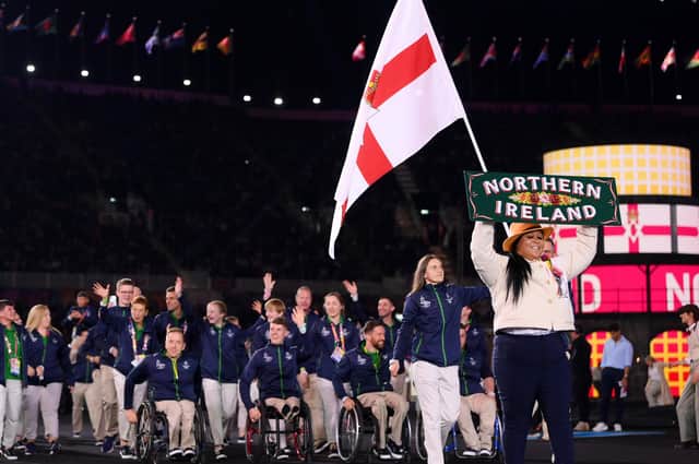Team Northern Ireland during the Opening Ceremony of the Birmingham 2022 Commonwealth Games at Alexander Stadium. Photo: David Ramos/Getty Images