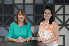 Ann McGregor, chief executive, NI Chamber and Cara Haffey, head of private business and head of deals at PwC Northern Ireland and NI Chamber council member