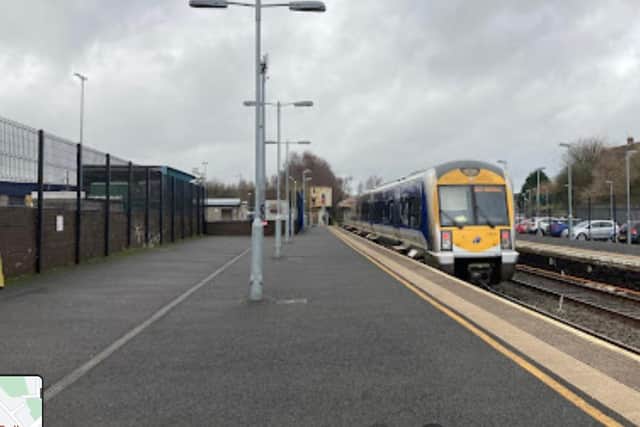 Ballymena train station - Google maps