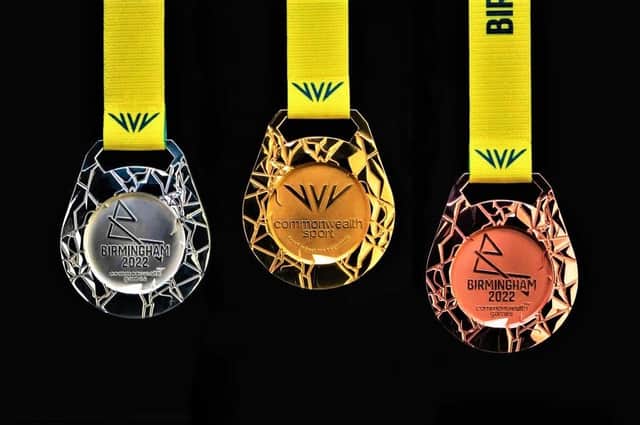 The medals of the Commonwealth Games, 2022