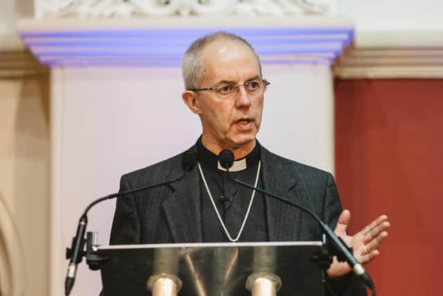 The Archbishop of Canterbury Justin Welby said the majority of Anglicans believe gay marriage is not permissable but acknowledged that other Provinces bless same sex unions.