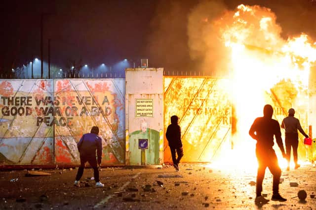 Loyalist paramilitaries began the year by keeping their members off the streets – but for the last week that is no longer happening. Photo: Stephen Davison/Pacemaker