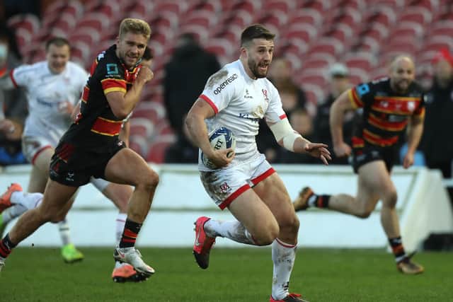 Ulster centre Stuart McCloskey. (Photo by David Rogers/Getty Images)