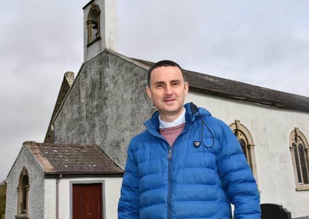 Rev Peter Ferguson at St Bestius’ Parish Church in Killeter, Co Tyrone